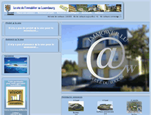 Tablet Screenshot of immoweb.lu